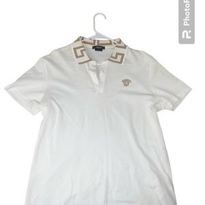 Men’s Greca collar polo shirt